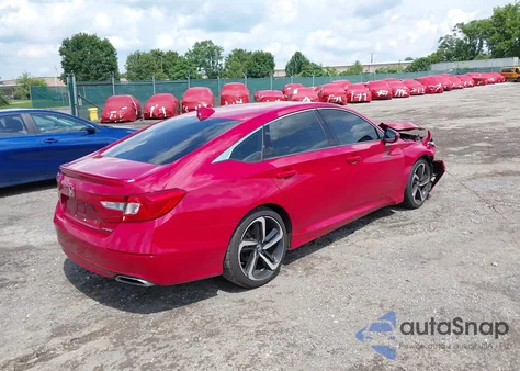 2018 Honda Accord Sport from USA, damaged, VIN 1HGCV1F30JA218975